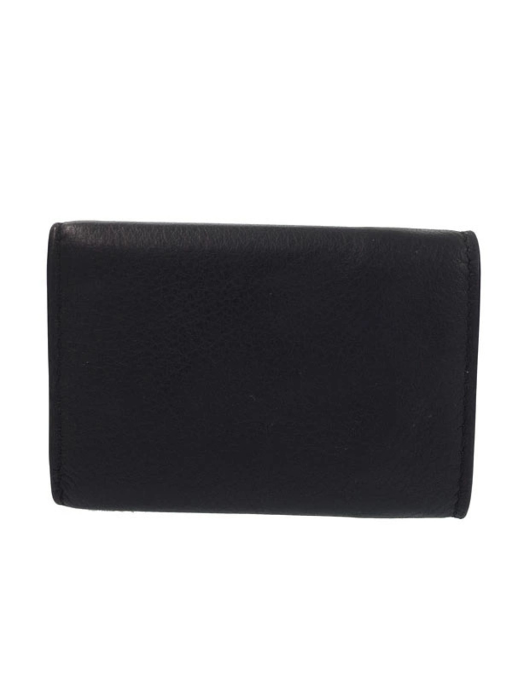 Balenciaga Wallet Tri fold Short Black